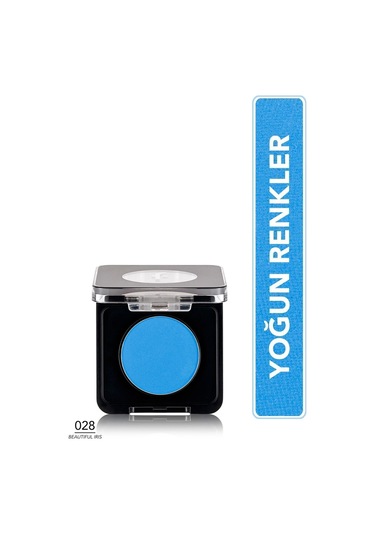 Flormar Mono Yüksek Pigmentli & Mat Bitişli Kompakt Göz Farı 028 Beautiful Iris