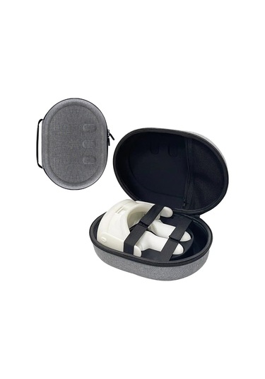 Meta Quest 3 Vr Gözlük İçin Taşıma Çantası Oxford Kumaş+eva+polyester Taşınabilir Saklama Çantası - Siyah Astar