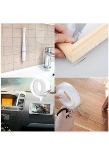 Technosmart 5 Metre Çift Taraflı Nano Teknolojili Süper Güçlü Ban