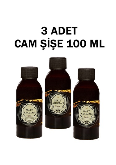 Anis Malt Aroma Verici Krem Cam 3 x 100 ML