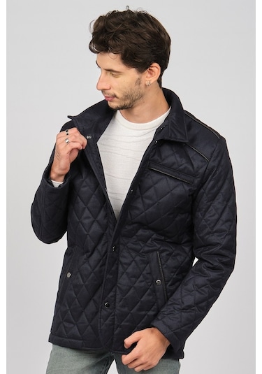 Daynax Erkek Içi Kürklü Kapitone Kaban 4926000 Lacivert-Lacivert