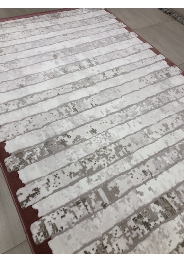 Dinarsu Halı Tarz 150X233 Ta003-065 Krem Pembe Vizon 4 M2 Halı !