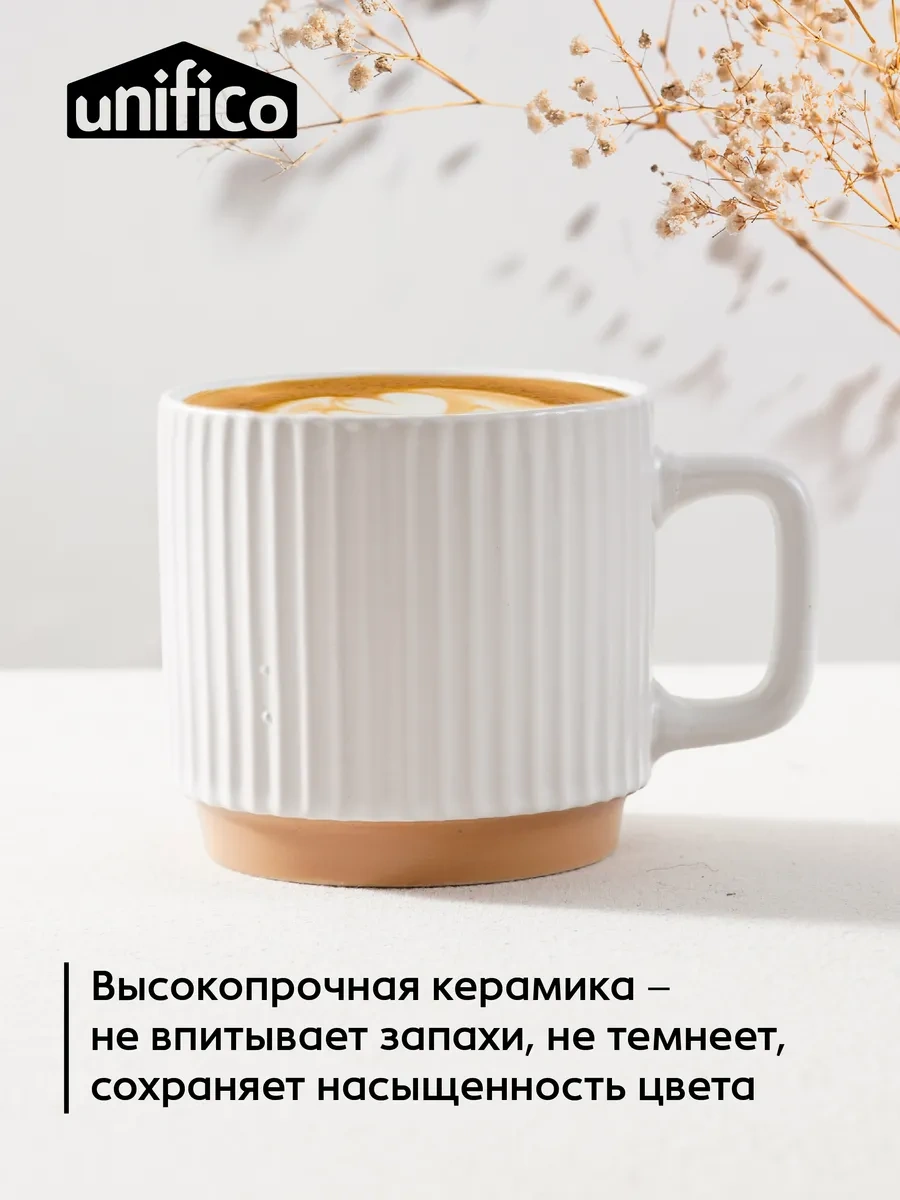 Unifico 240 Ml Como Bianca 2 Adet Seramik Kupa Seti 300970004 Beyaz