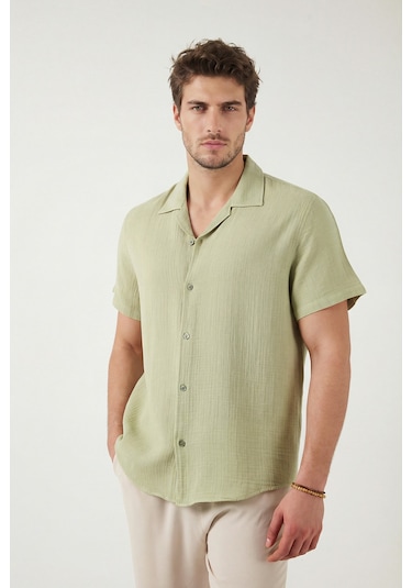 Buratti Erkek Gömlek Cf26s125404 Mint Mint