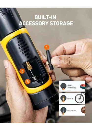 Astroai Sarjli Lastik Sisirme Pompasi 4500mah 150psı Ok81