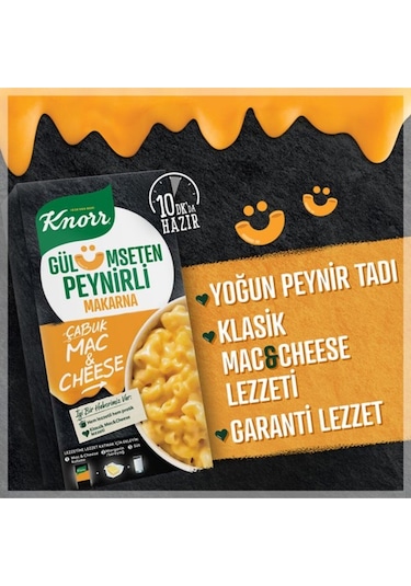 Çabuk Mac And Cheese Peynirli Makarna 212 Gr