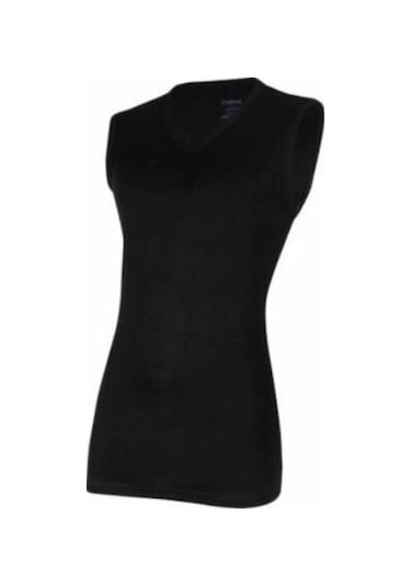 Yıldız Erkek Modal V Yaka Sıfır Kol Atlet - 380-381 Siyah