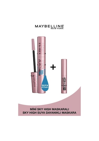 Maybelline New York Lash Sensational Sky High Waterproof Maskara + Mini Sky High Maskara 4.5 ML