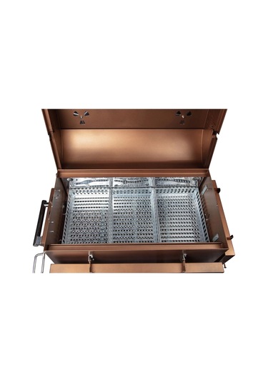 Igrıll Barbekü Elite 740 Mm Kömürlü Mangal Kahverengi