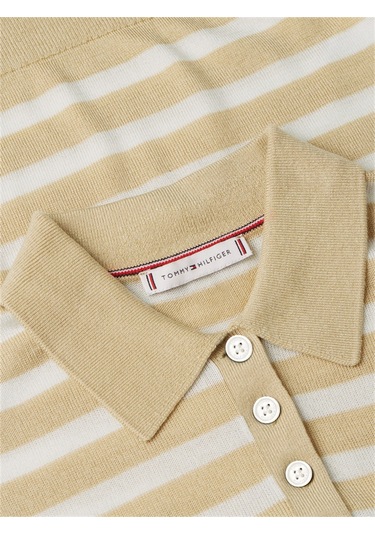 Tommy Hilfiger Lıght Layerıng S/s Polo Sweater Kadın Beyaz Polo - Ww0ww48503