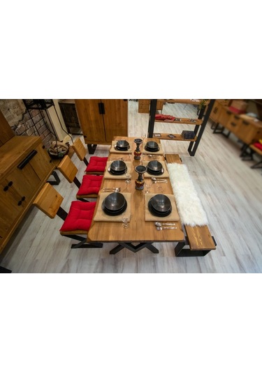 Ntconcept Ntconcept Masif Ağaç Loft Sandalye (277535432)