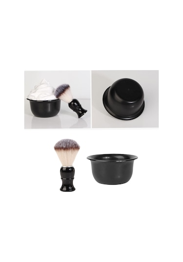 Suntek Erkek Tıraş Bıyık Fırçası Kasesi Hızlı Köpük Kremi Kase