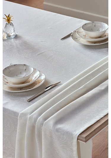 Glory Masa Örtüsü 140x240cm - Krem