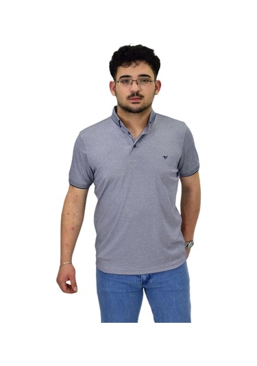 Erkek Polo Yaka Merserize Tişört 1000 Bgl-st04532 İndigo