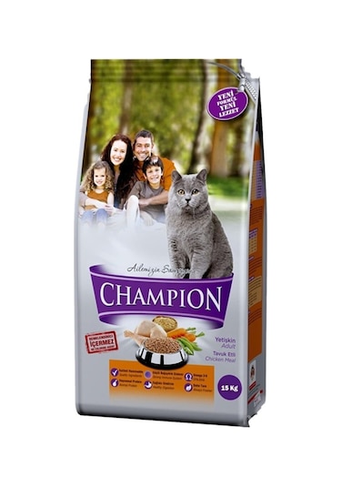 Champion Tavuklu Yetişkin Kedi Maması 15 KG