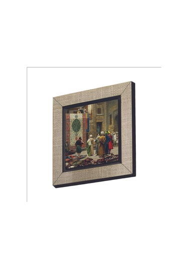 Halı Tüccarı Osman Hamdi Bey, 1888 Baskılı Mdf Magnet 7x7 135