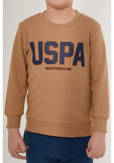 U.s. Polo Assn Pattern Beyaz Erkek Çocuk Eşofman Takımı