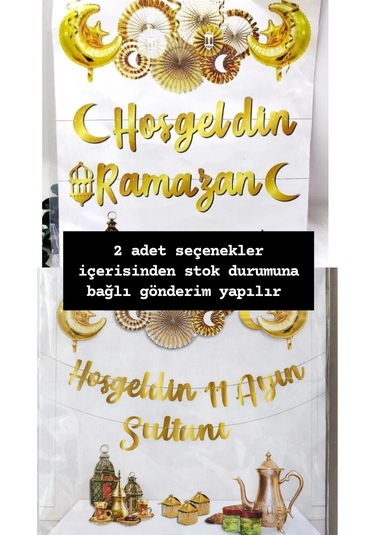 Hosgeldin Ramazan Ev Süsleme Seti