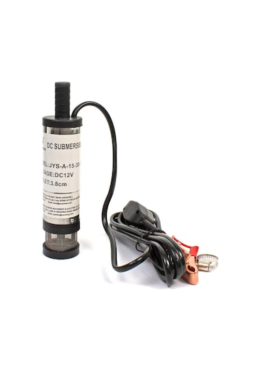 12 Volt Mazot Yağ Aktarma Pompası, Dc Mini Dalgıç Pompa Süzgeçli