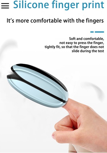 Vkemall Pulse Oksimetre Nabız Oksimetresi Şarj Edilebilir Ev Parmak Ucu Parmak Klipsli Oksimetre Tek Tuş Pembe