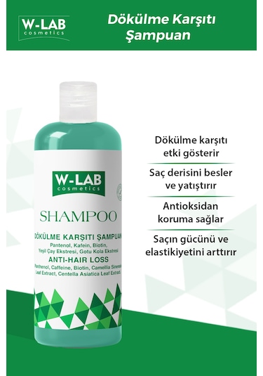 W-Lab Cosmetics Dökülme Karşıtı Şampuan 400 ML