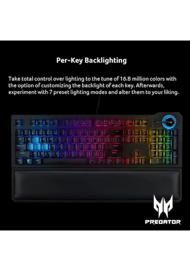 Acer Nitro Gen 2 Kablolu Oyun Klavyesi Predator Dual Mode