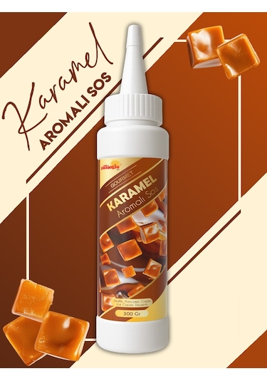 Karamel Sos - Waffle & Pankek & Tatlı & Dondurma Sos - 300gr