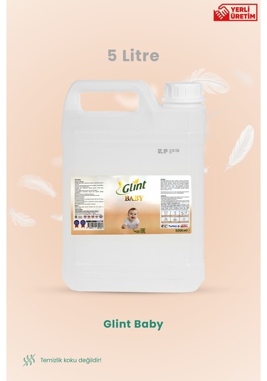 Glint Baby 5 Lt. Bitkisel İçerikli Temizleyici Bebek Leke Çıkarıcı