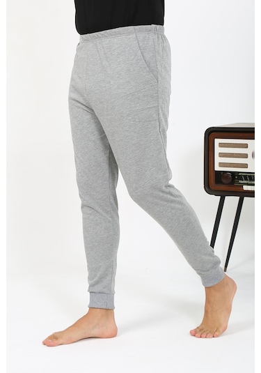 Akbeniz Erkek Pamuk Tek Alt Pijama Gri 27551 Gri
