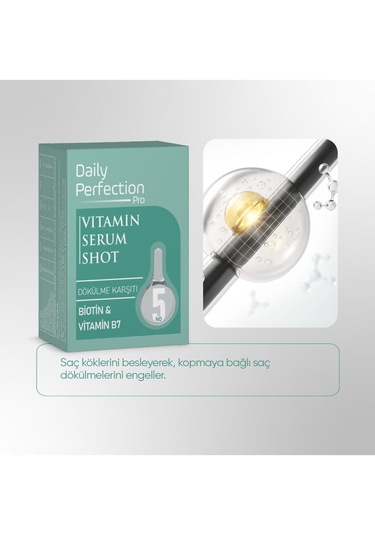 Daily Perfection Pro Vitamin Shot No:5 Dökülme Karşıtı Serum 2 x 6 ML