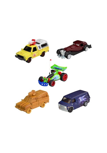 Mattel Hot Wheels Disney Premium 100th Bundle Renkli