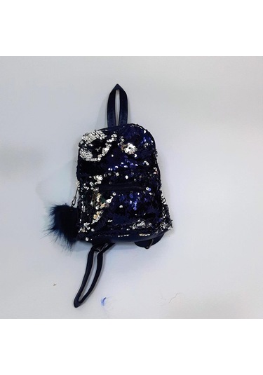 Fiyra Crn Lacivert Pullu Kız Çocuk Sırt Çantası 16cmx20cmx10cm Lacivert
