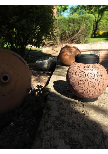 Greentech Güneş Enerjili Dekoratif Led Fener / Askılı Bahçe Feneri / Bahçe Dekorasyon Feneri / GT-SL25R