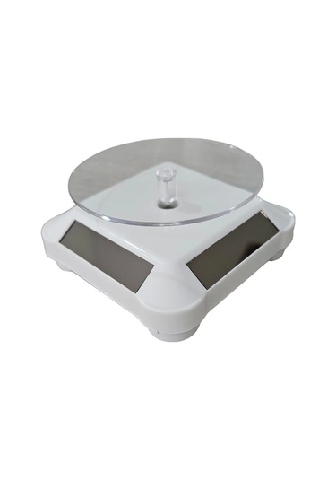 Solar 360 Derece Döner Ürün Stand Beyaz Çok Renkli