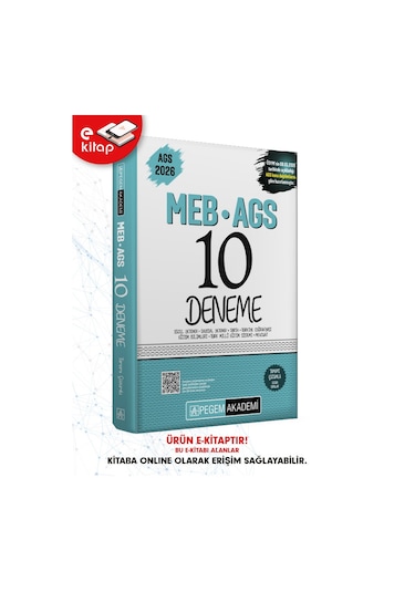 2026 Meb-ags Tamamı Çözümlü 10 Deneme E-kitap