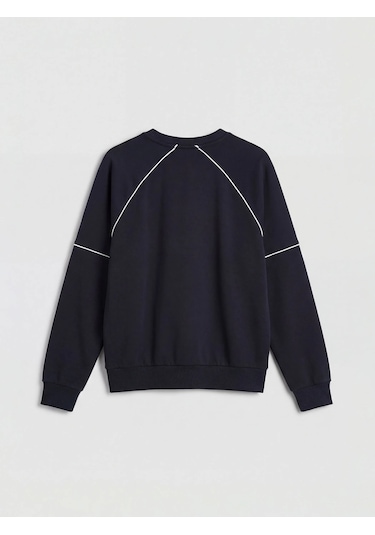 Lc Waikiki Lacivert Bisiklet Yaka Kadın Sweatshirt