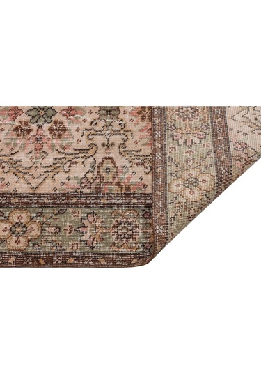 Gerçek El Dokuma Eskıtme Vıntage Halı 140 X 251 Cm 9700