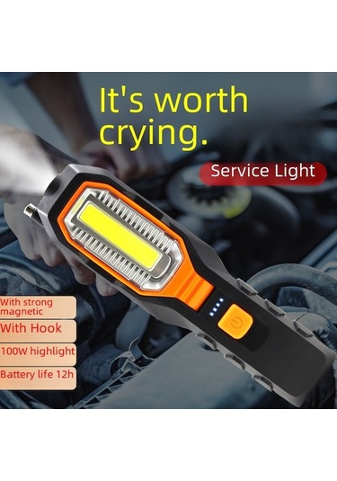 Besthome1 Usb Şarjlı Manyetik Tabanca Led Işığı - Araç Tamiri, Kamp Ve Bakım İçin Parlak Kullanım İçin İdeal Yd-6302b