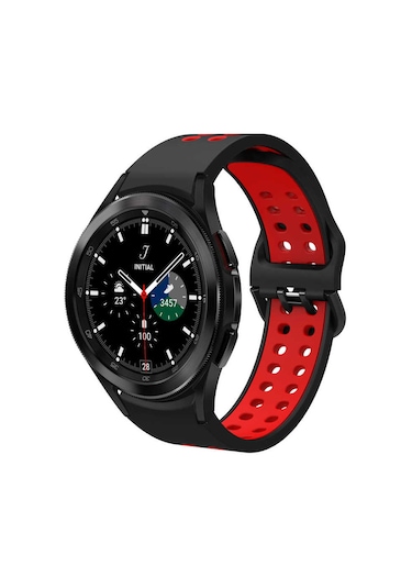 Galaxy Watch 4 44mm Krd-02 Uyumlu Zore Kordon-pembe-beyaz