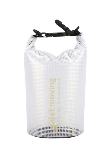 2l Açık Hava Yarı Saydam Su Geçirmez Çanta Plaj Rafting Yüzme Çantası Kayışsız Çok Renkli Çok Renkli