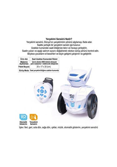 Kendin Yap Stem V01 Montaj Robot Yerçekimi Sensörlü El Bandı Kumandalı Eğitici Oyuncak Robot