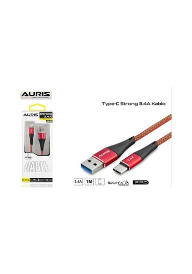 Type C Hızlı Şarj Kablosu 3.4 A Xiaomi-Huawei Uyumlu