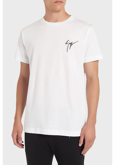 Giuseppe Zanotti Erkek T Shirt Iru0007-002 Beyaz Beyaz Giuseppe Zanotti Erkek T Shirt Iru0007-002 Beyaz Beyaz