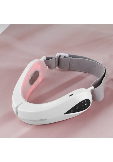 Urbannest Ems Mikro Akım Yüz Germe Ve Titreşim Masaj Aleti - Güzellik Cihazı Beyaz