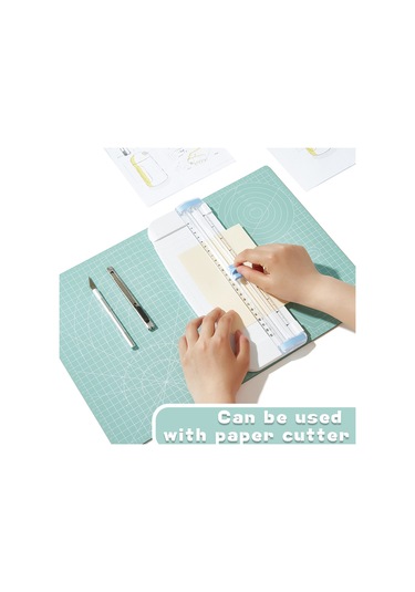 Aubyhe 2101 A3 Boyutlu Pvc Kesim Matı - Çift Taraflı, Dayanıklı, Temizlenebilir - Gri Yeşil Seçeneği Var