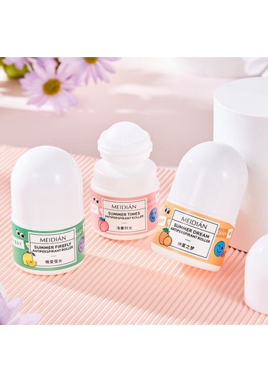 Meyve Aromalı Terlemeyi Önleyici Rulo Deodorant Koltuk Altı Ter Yaz Essentials Kokusu Kalıcı Ferahlatıcı Limon Şeftali Portakal