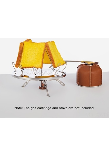 Fortunelane Katlanır Paslanmaz Çelik Ekmek Kızartma Makinesi - 4 Dilim, Hızlı