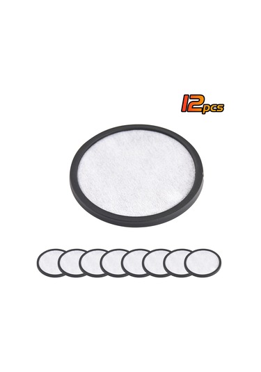 Geeroyoo Mr. Coffee Kahve Makinesi İçin Uyumlu 12'li Filtre Seti - Karbon Lifli Pamuk Ve Plastik Malzeme Beyaz