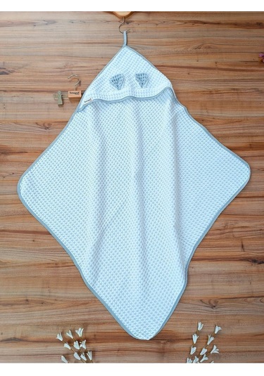 Ekru Pike Bebek Battaniyesi Doğal Organik Uyku Çift Taraflı Bebek Havlu Örtü Yenidoğan Mevsimlik Beyaz