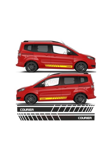 Ford Courier Yan Şerit Oto Sticker